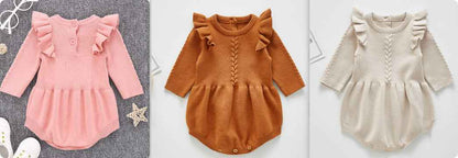 Baby cotton romper