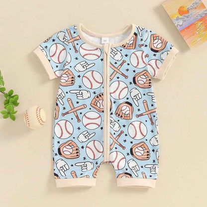 Baby Summer Short-sleeve Onesie Thin-style Newborn Clothing