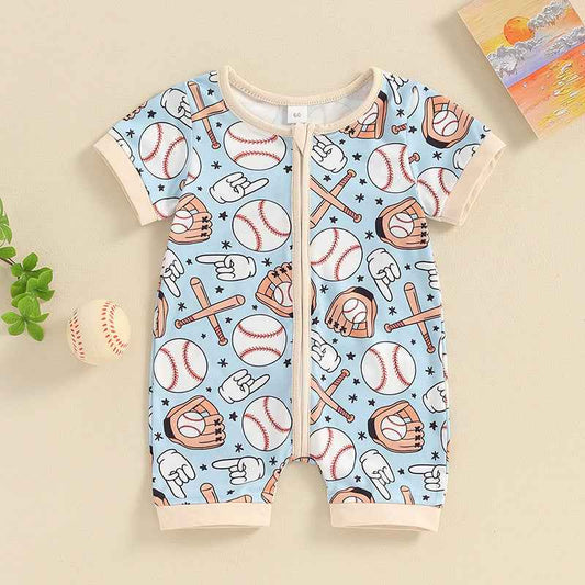 Baby Summer Short-sleeve Onesie Thin-style Newborn Clothing