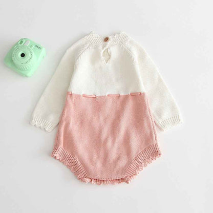 Baby knitted jumpsuit