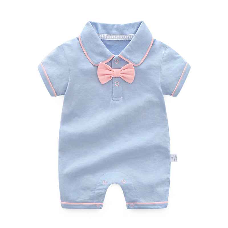Baby Jumpsuit Thin Clothing Short Sleeve Crawler