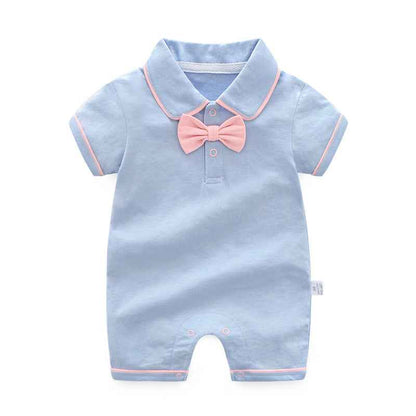 Baby Jumpsuit Thin Clothing Short Sleeve Crawler