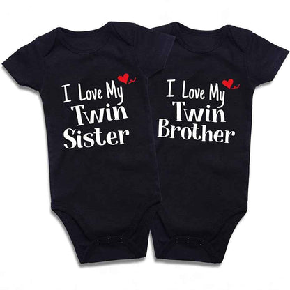 Cotton Baby Onesies 2-Pack - Short Sleeve Bodysuit for Newborn Twins - Soft Infant Clothing