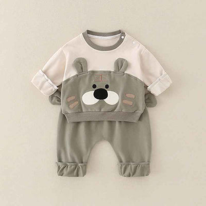Pure Cotton Romper Set For Boys Cute Childrens Clothing Baby Boy Outfits