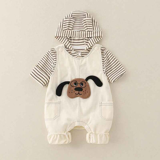 Pure Cotton Romper Set For Boys Cute Childrens Clothing Baby Boy Outfits