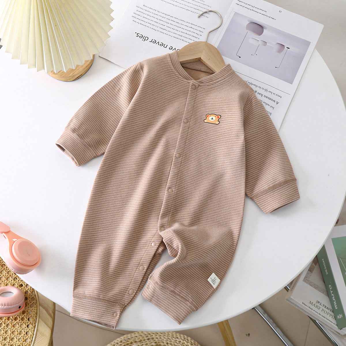 Baby Dralon Jumpsuit Baby Striped Romper