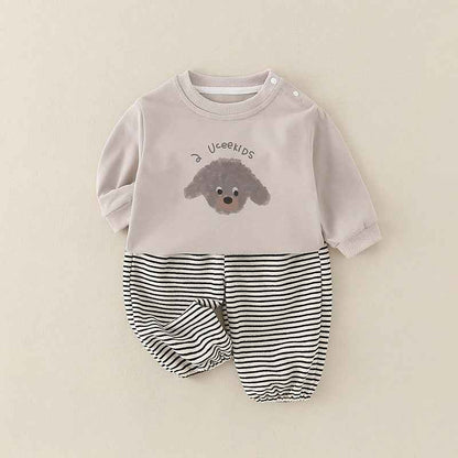 Pure Cotton Romper Set For Boys Cute Childrens Clothing Baby Boy Outfits