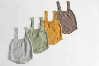 Baby Clothing Cotton And Wool String Halter Onesie