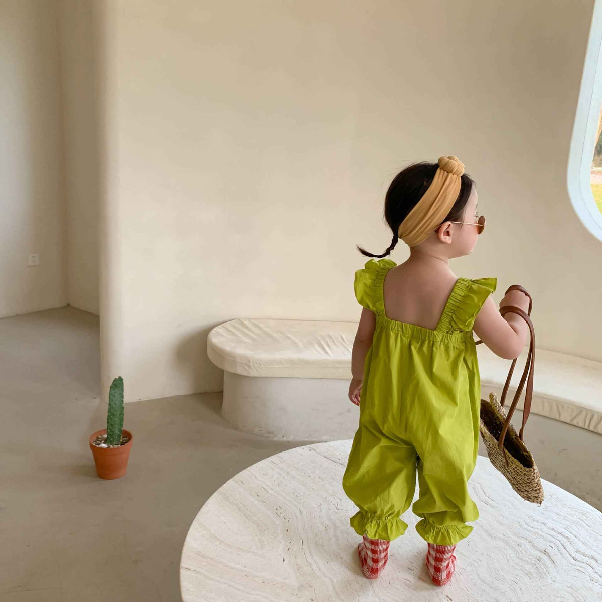 Children's Clothing Summer New Pants Korean Girls Jumpsuit Children's Summer Sling Jumpsuit