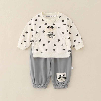 Pure Cotton Romper Set For Boys Cute Childrens Clothing Baby Boy Outfits