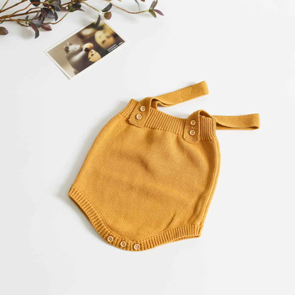 Baby Clothing Cotton And Wool String Halter Onesie