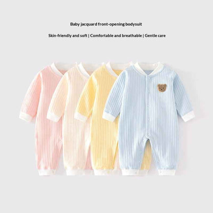 Infant Clothing Class A Pure Cotton Seamless Onesie Baby Pajamas Winter Underwear Crawling Suit