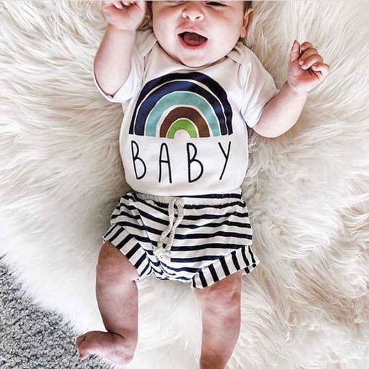 Baby print jumpsuit
