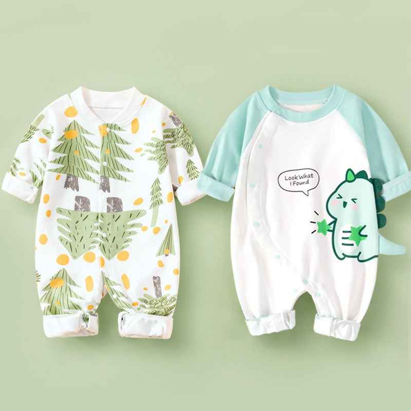 Cotton Long Sleeved Spring Clothing Children's Jumpsuit