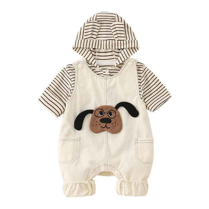 Pure Cotton Romper Set For Boys Cute Childrens Clothing Baby Boy Outfits