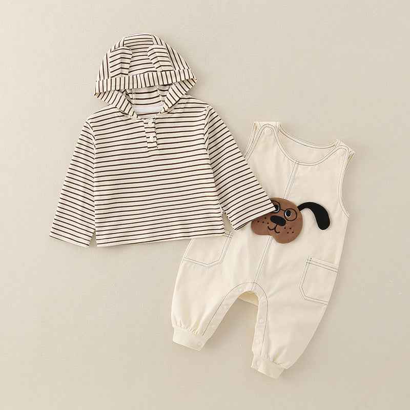Pure Cotton Romper Set For Boys Cute Childrens Clothing Baby Boy Outfits