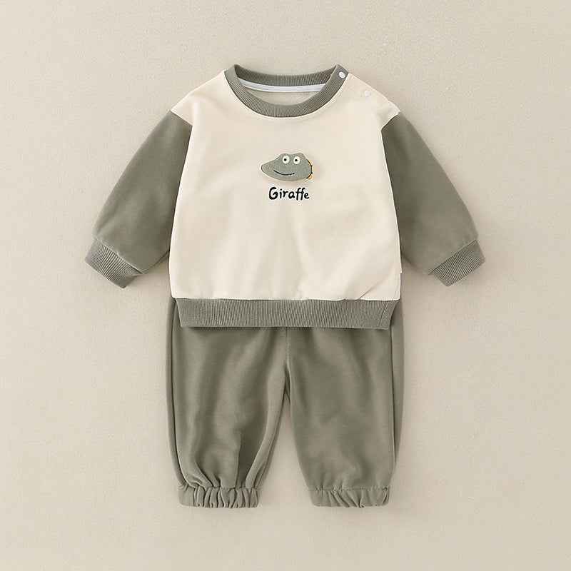 Pure Cotton Romper Set For Boys Cute Childrens Clothing Baby Boy Outfits